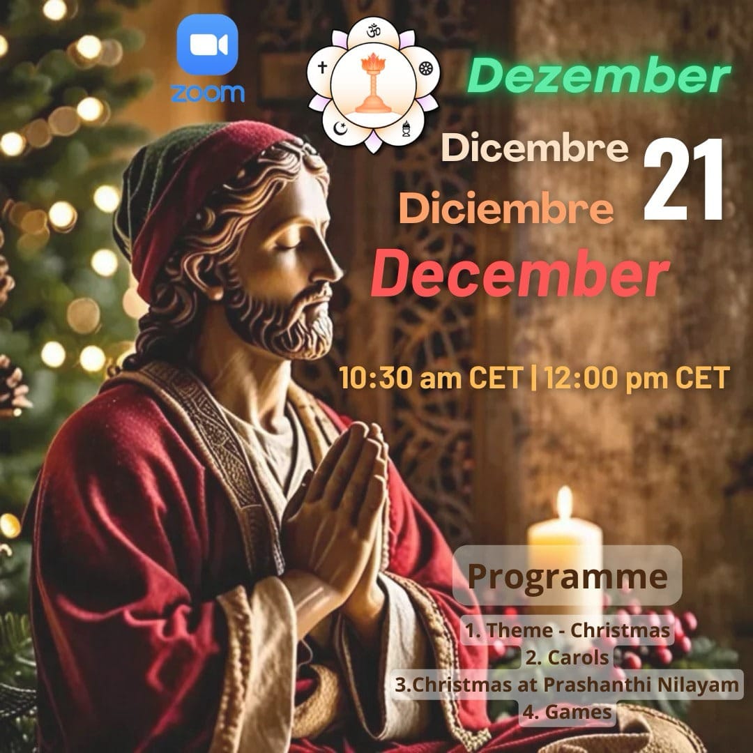 SAI EUROPE CHRISTMAS PROGRAMME LIVE | 21st December at 10:30am