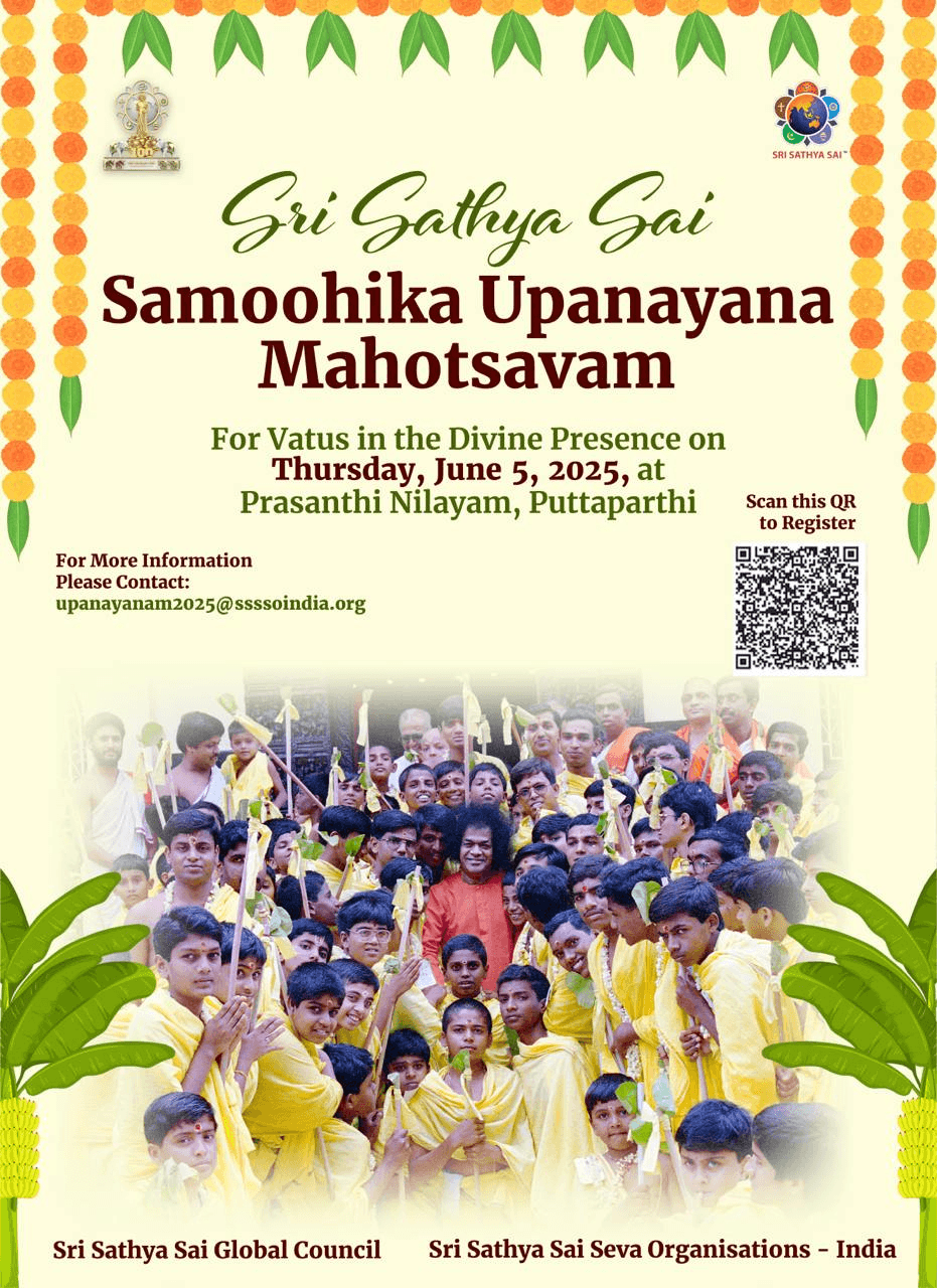 Sri Sathya Sai Samoohika Upanayana Mahotsavam | Registrations Open