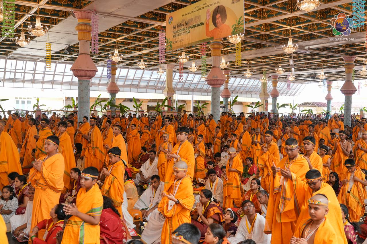 Sri Sathya Sai Samoohika Upanayanam | June 5, 2025