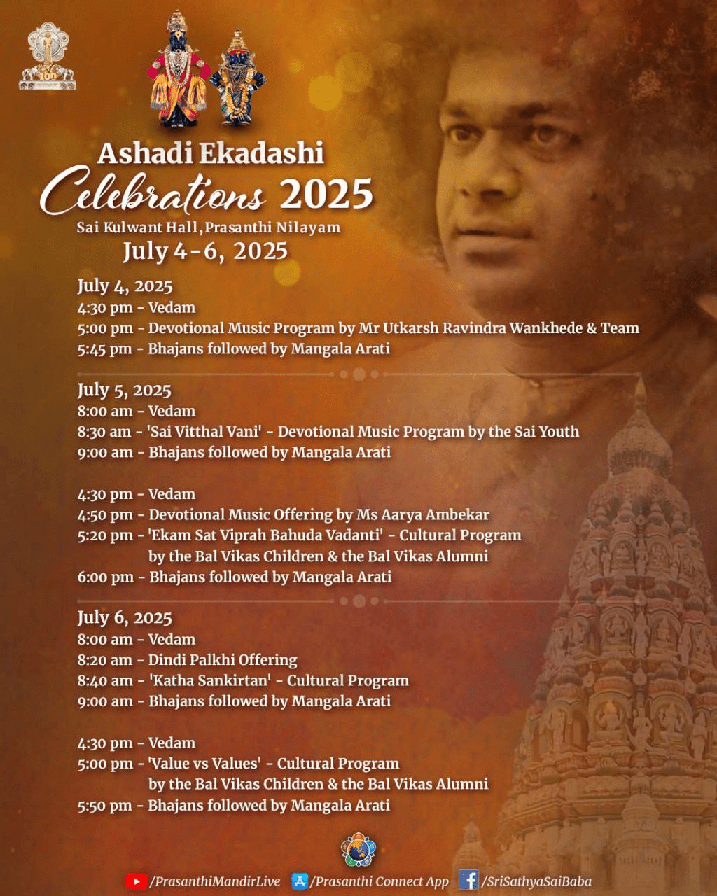 ASHADI EKADASHI CELEBRATIONS