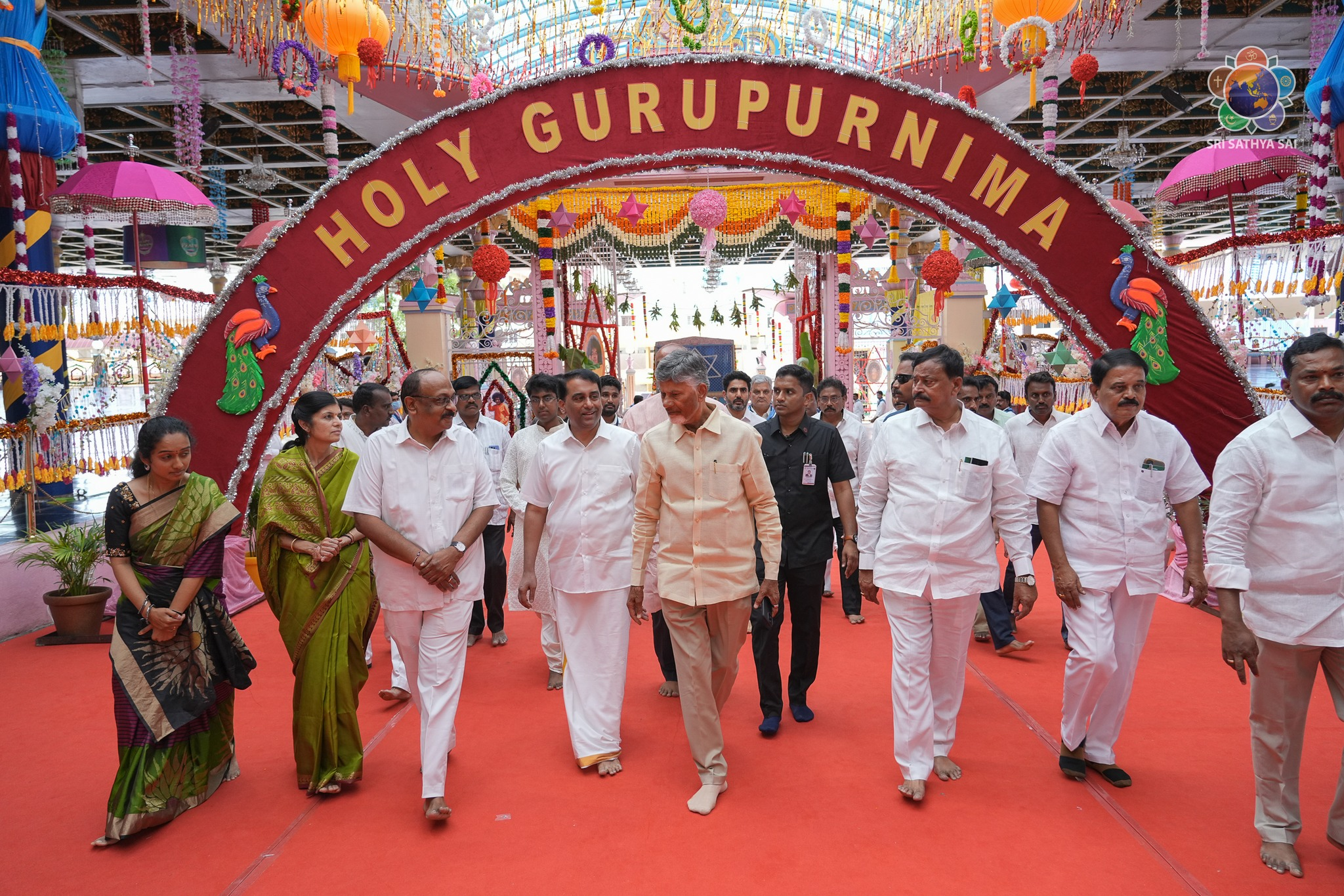 Hon’ble Chief Minister of Andhra Pradesh, Mr Nara Chandrababu Naidu, Visits Prasanthi Nilayam to Seek Divine Blessings on Guru Poornima | July 10, 2025
