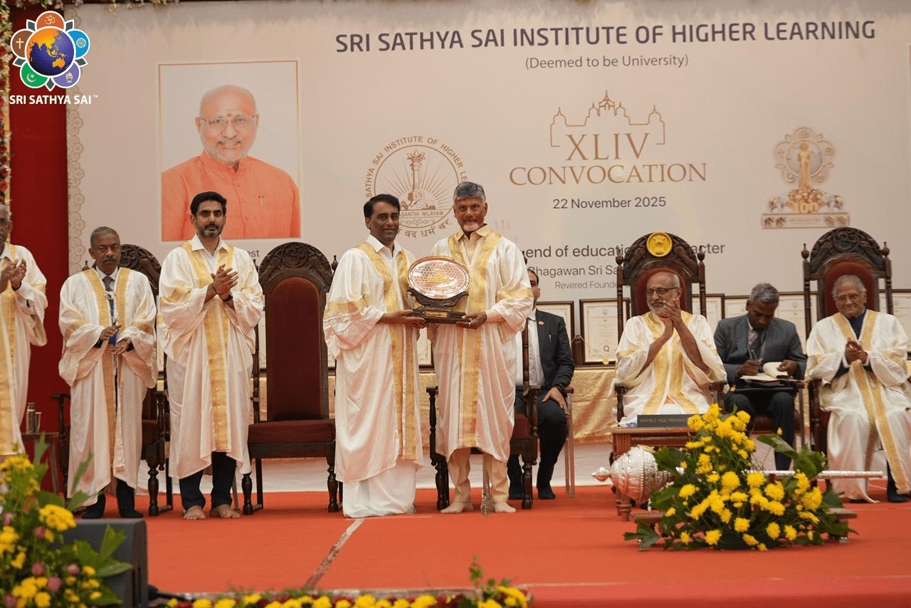 44th Convocation of Sri Sathya Sai Institute of Higher Learning (SSSIHL) | Poornachandra Auditorium, Prasanthi Nilayam, Puttaparthi | November 22, 2025