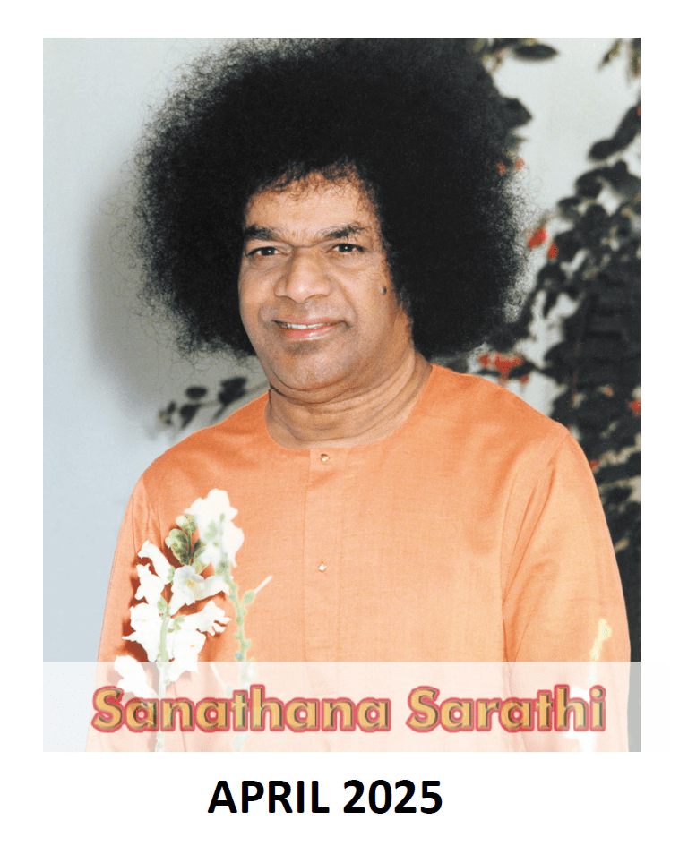 Sanathana Sarathi auf Deutsch – April 2025