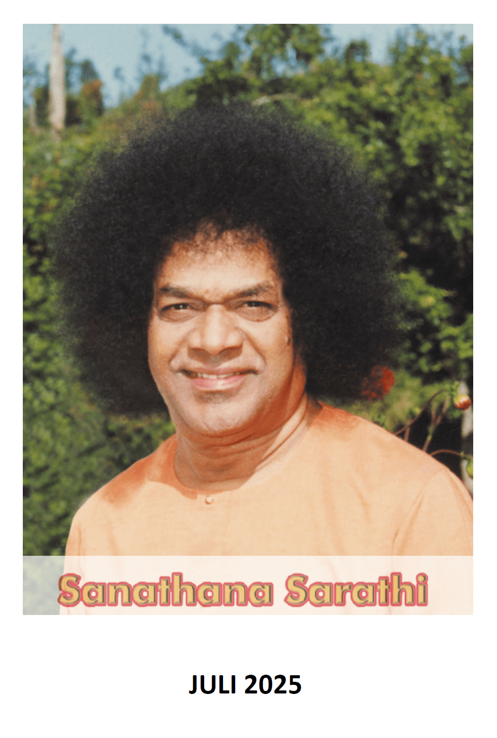 Sanathana Sarathi auf Deutsch – Juli 2025