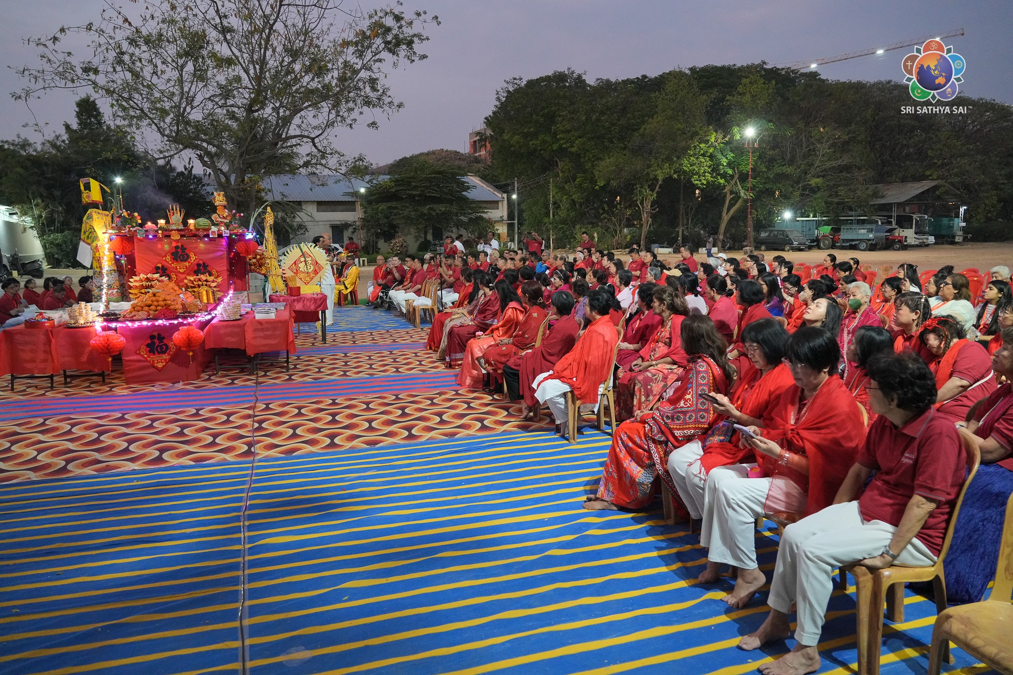 Bai Ti Kong at Prasanthi Nilayam | Early Morning Prayers – Chinese Rituals | Feb 25, 2026