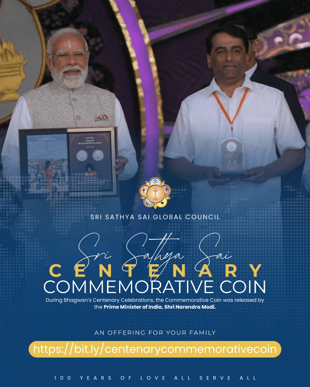 A Divine Milestone in the Centenary Year | Bhagawan Sri Sathya Sai Baba’s Centenary Commemorative Coins