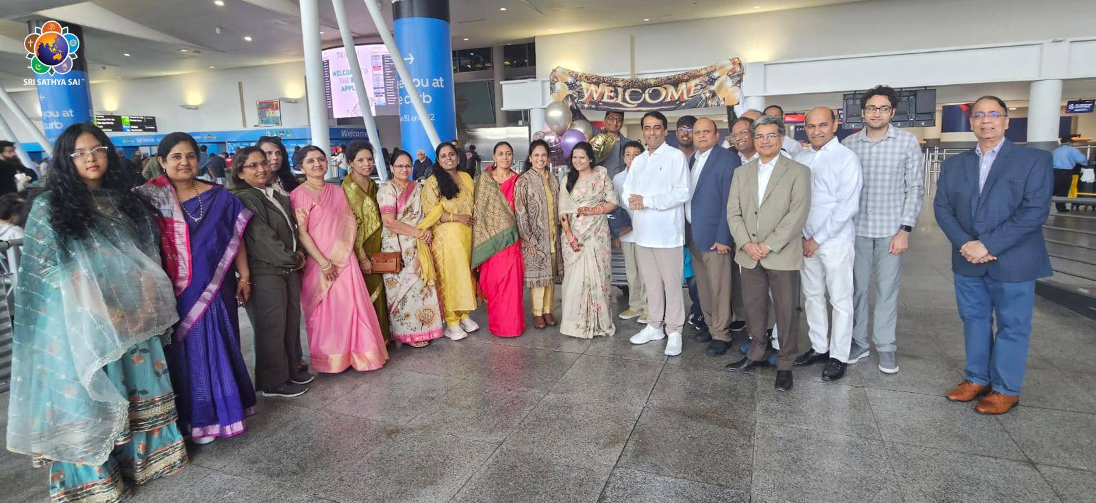 Managing Trustee of Sri Sathya Sai Central Trust Receives Warm Welcome at JFK Airport, NY, USA | May 09, 2026