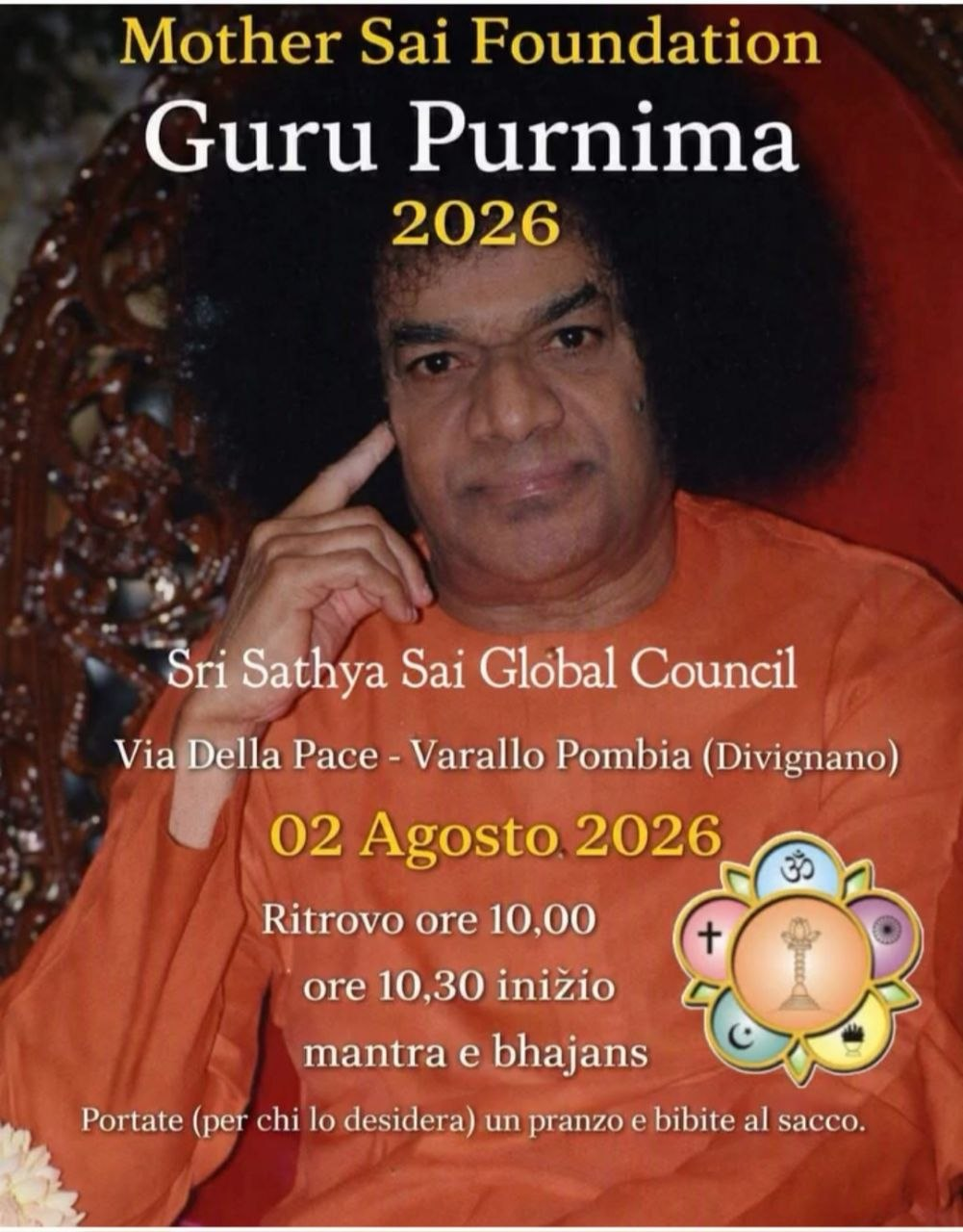 #Italy: Guru Purnima Celebrations at Mother Sai Foundation